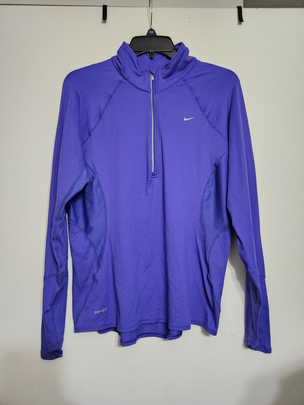Nike Purple Dri-Fit Long Sleeve 1/4 Zip
